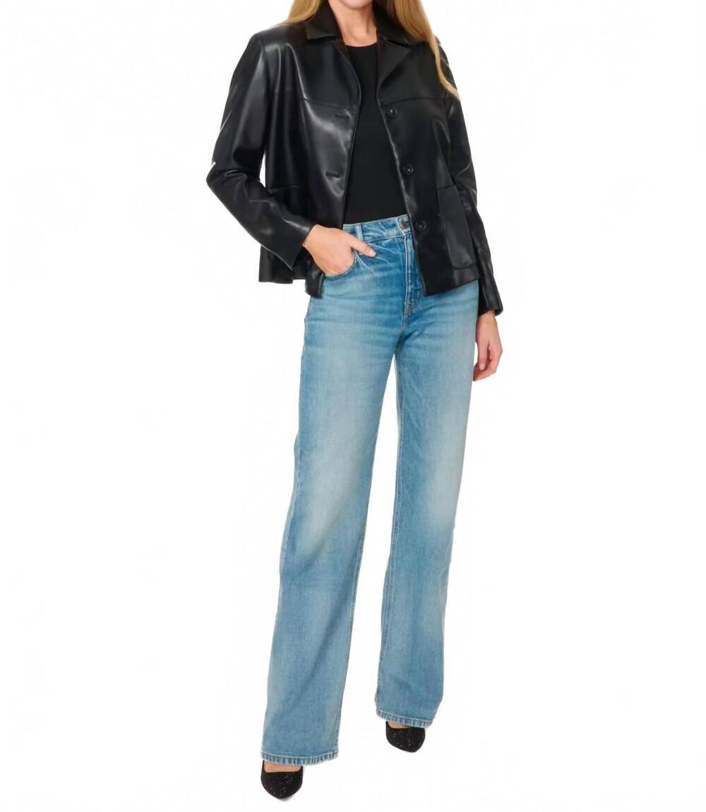 NEW ESTELLE AND FINN women's boxy jacket in black